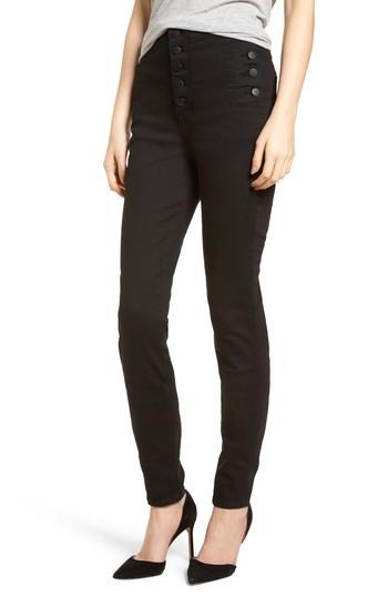 Women's J Brand Natasha High Waist Skinny Jeans - Black
