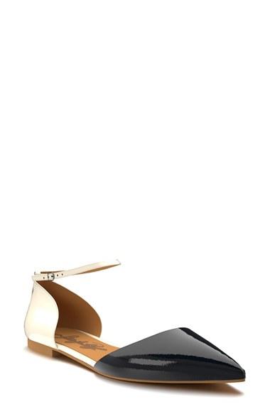 Women's Shoes Of Prey D'orsay Flat .5 B - Beige