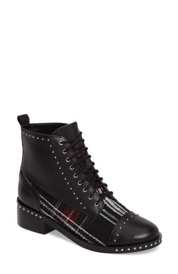Women's Marc Fisher Ltd Cassidey Studded Cap Toe Bootie .5 M - Red