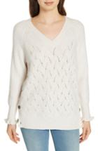 Women's Rebecca Taylor Side Button Sweater - Ivory