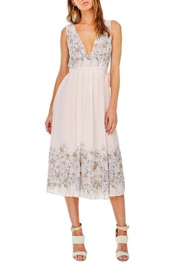 Women's Astr The Label Bristol Midi Dress - Pink
