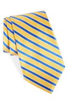 Men's Nordstrom Men's Shop Marvelous Stripe Silk Tie, Size X-long - Yellow