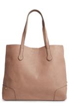 Sole Society Rome Faux Leather Tote - Beige