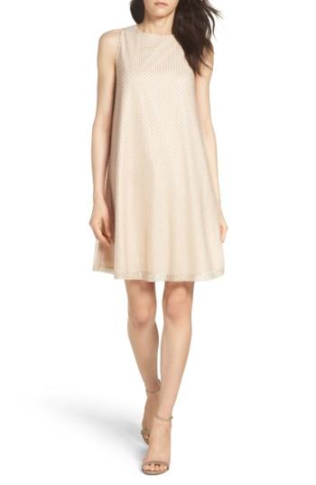 Women's Aidan By Aidan Mattox Mesh Swing Dress - Blue