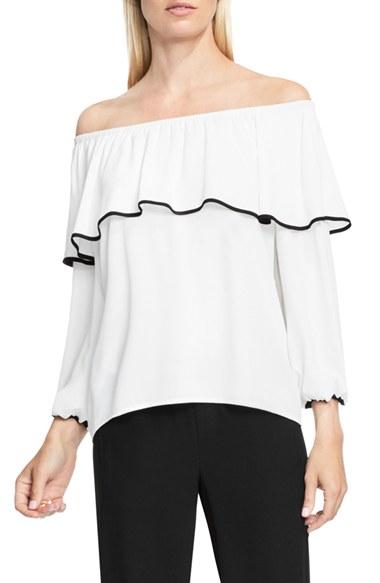 Women's Vince Camuto Ruffle Off The Shoulder Blouse