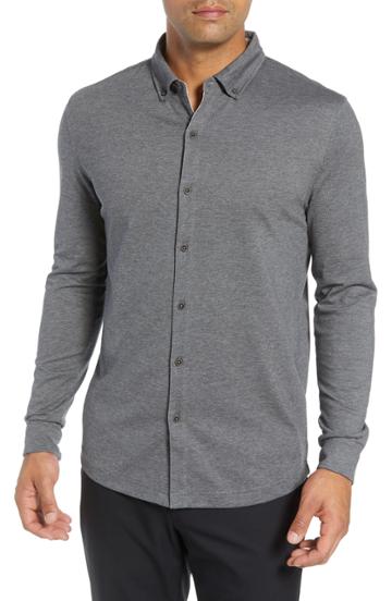 Men's Bobby Jones Rule 18 Brushed Fit Knit Sport Shirt