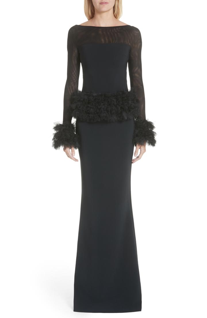 Women's Vince Camuto Lace Ruffle Sleeve Sheath Dress