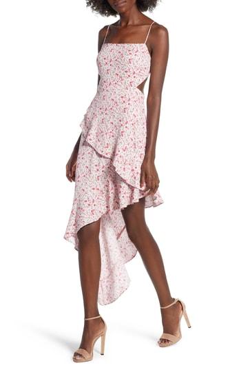 Women's Afrm Cayli Asymmetrical Dress - Pink