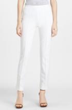Women's Michael Kors Skinny Stretch Cotton Twill Pants - White