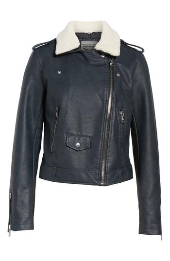 Women's Levi's Fashion Moto Jacket - Blue