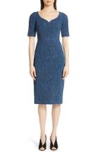 Women's Jason Wu Stretch Cloque Jacquard Dress - Blue