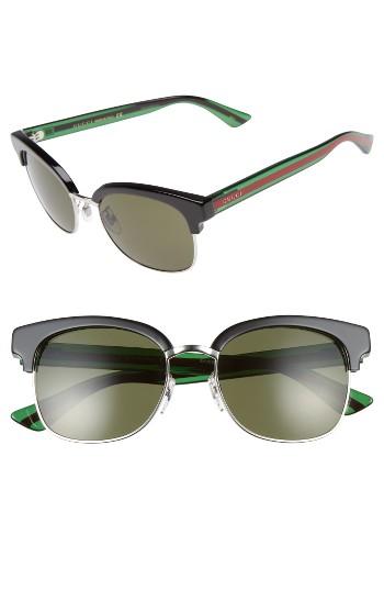 Men's Gucci Pop Web 54mm Sunglasses -