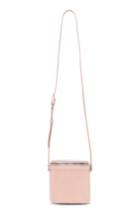 Kara Stowaway Leather Crossbody Bag - Pink