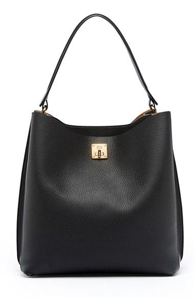 Mcm 'large Milla' Leather Hobo -