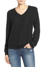 Women's Wildfox V-neck Pullover, Size - Black