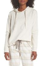 Women's Pj Salvage Imitation Pearl Embellished Hoodie - Ivory