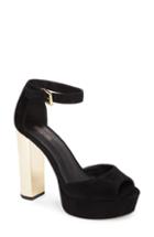 Women's Michael Michael Kors Paloma Metallic Heel Platform Sandal