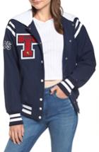 Women's Tommy Jeans New York Varsity Bomber Jacket - Blue