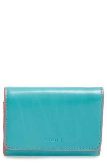 Women's Lodis Mallory Rfid Leather Wallet - Blue/green