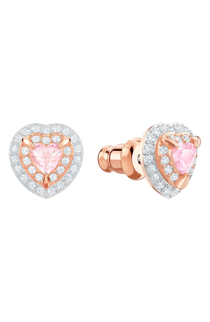 Women's Swarovski One Crystal Stud Earrings