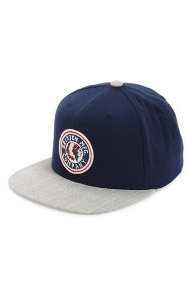 Men's Brixton 'rival' Snapback Cap - Blue