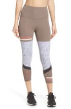 Women's Zella Senso Vision High Waist Crop Leggings - Brown