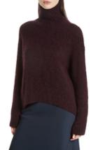 Women's Vince Marled Turtleneck Sweater - Burgundy