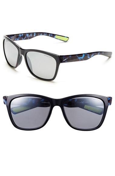 Women's Nike 'vital' 58mm Sunglasses - Black/ Game Royal Tortoise
