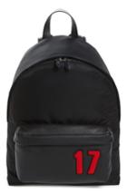 Men's Givenchy 17 Patch Mix Media Backpack - Black