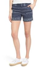 Women's Caslon Cotton Twill Shorts - Blue