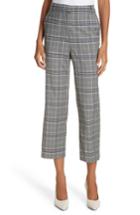 Women's Tibi Lucas Suiting Taylor Mid-rise Crop Trousers - Grey
