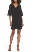 Women's Sam Edelman Pleat Sleeve Shift Dress - Black