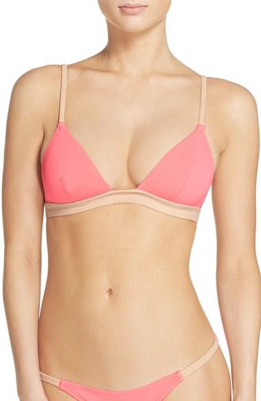 Women's Solid & Striped Morgan Bikini Top