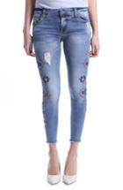 Women's Kut From The Kloth Connie Skinny Embroidered Ankle Jeans - Blue