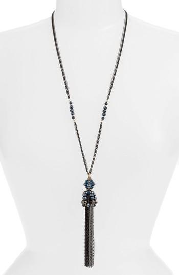 Women's Nakamol Design Beaded Tassel Necklace