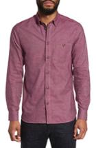 Men's Ted Baker London Modern Slim Fit Sport Shirt (m) - Purple