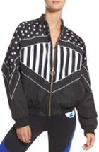 Women's P.e Nation Wild Pitch Reversible Jacket /small - Black