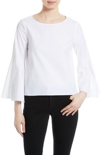 Women's Alice + Olivia Shirley Bell Sleeve Top