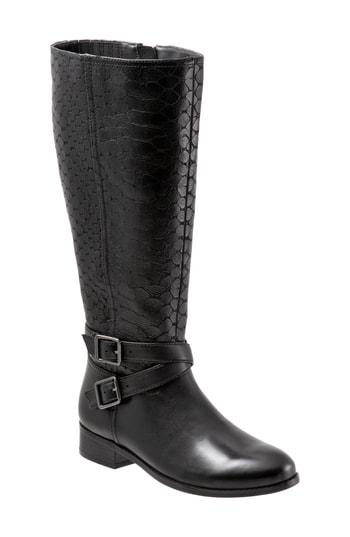 Women's Trotters Liberty Knee High Boot N - Black