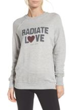 Women's Spiritual Gangster Radiate Love Sweatshirt - Grey