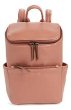 Matt & Nat Mini Brave Faux Leather Backpack - Pink