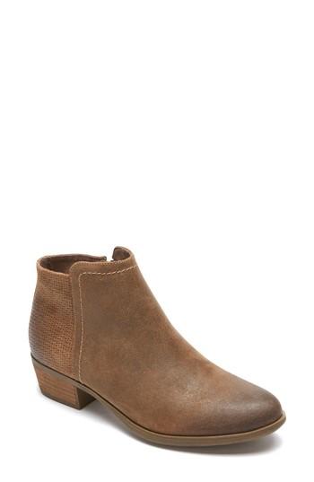 Women's Rockport Vanna Bootie M - Brown