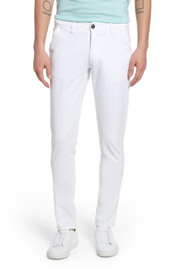 Men's Good Man Brand Hybrid Slim Fit Stretch Pants - White