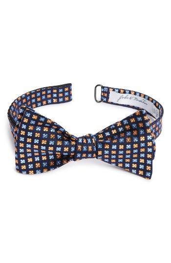 Men's John W. Nordstrom Xerxes Mini Silk Bow Tie, Size - Orange