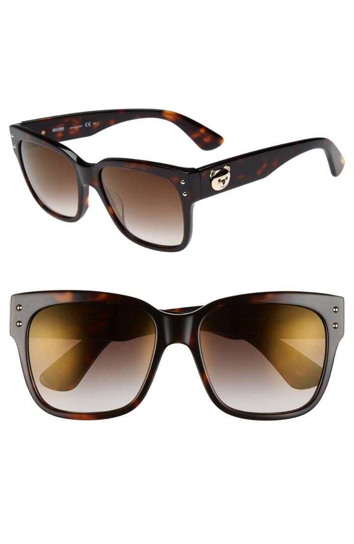 Women's Moschino 56mm Gradient Lens Sunglasses -