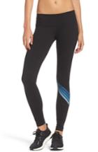 Women's Aviator Nation Chevron Leggings, Size Small - Blue