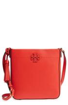 Tory Burch Mcgraw Leather Crossbody Tote - Ivory