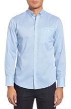 Men's Zachary Prell Forrest Textured Woven Sport Shirt - Blue
