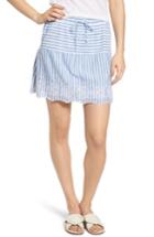 Women's Vineyard Vines Eyelet Stripe Cotton Skirt - Blue