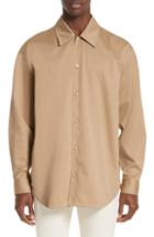 Men's Acne Studios Houston Oversize Sport Shirt Eu - Beige